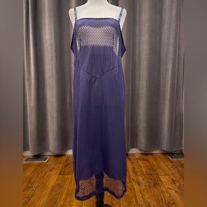 Vintage purple slip dress nightgown